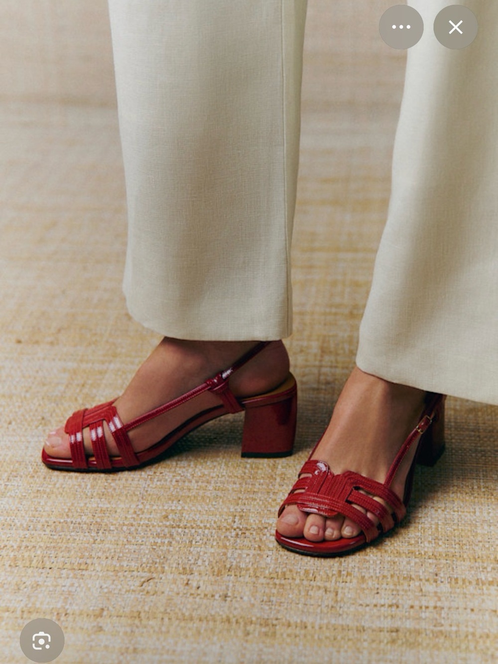 Brand new Sezane Josepha Leather Strappy Sandals new season